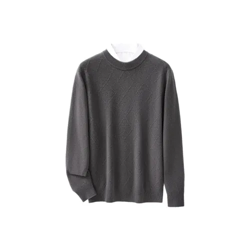 JINJU Polar Серый Мужские Свитера