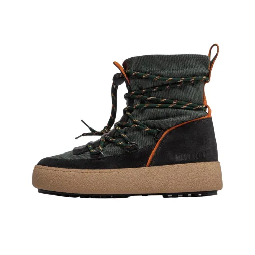 MOON BOOT Mtrack Короткий Сноубутсы 4CM Мужской Зеленый