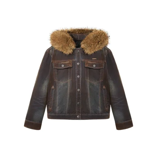 NAWS Чайный Умбровый Женские Пуховики