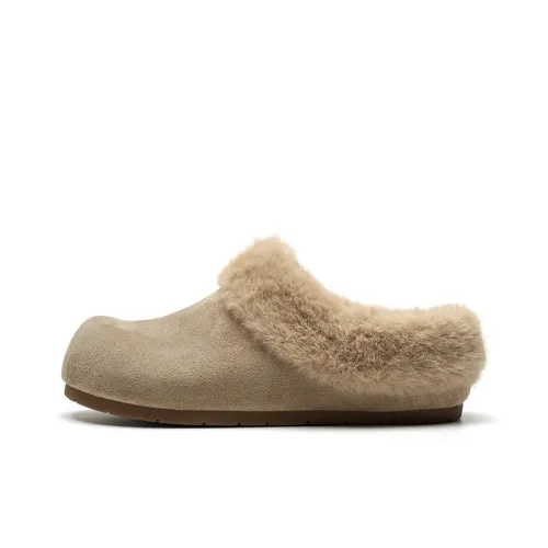 Mule Donkey Резиновые туфли Birkenstock Женские Светло-Кофейные