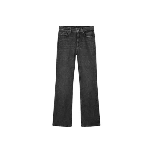 Massimo Dutti Темно-серые Женские Джинсы