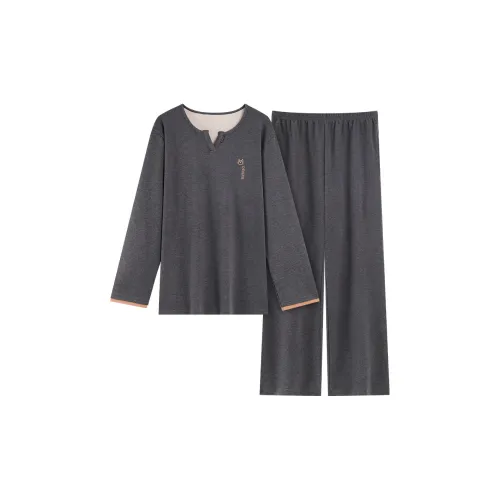 MADALLO Серый Мужской Пижамный Комплект