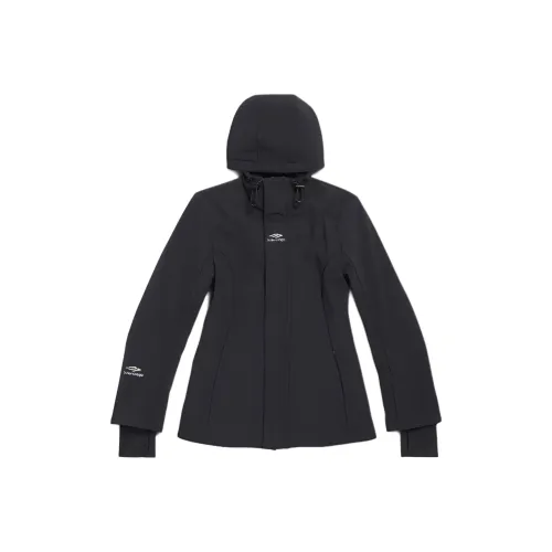 Balenciaga 3B Sports Icon FW24 SKI Топ Slim Fit Женский Черный