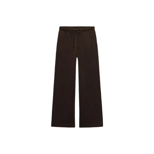 ZARA Collaboration Шоколад Женские Повседневные Брюки