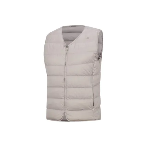 QIAODAN LUNAR Каменный цвет Женский пуховый жилет