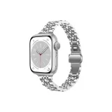 Серебряная застежка-бабочка