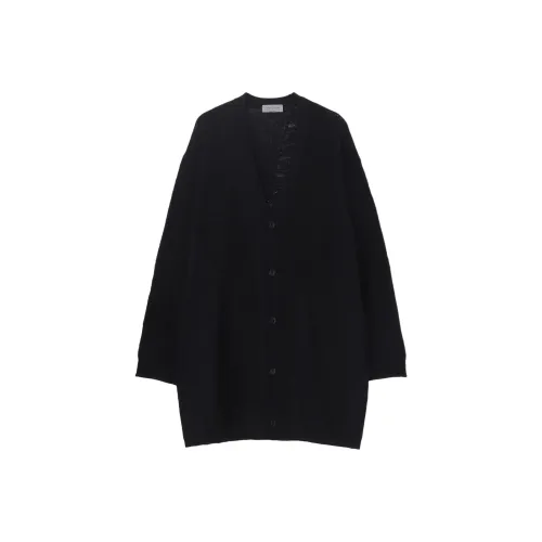 Yohji Yamamoto Pour Homme FW25 5G1P Комбинация KNIT Комбинация V-образный вырез Кардиган Трикотаж Мужской