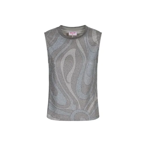 EMILIO PUCCI Серые Женские Майки