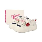 Красный Синий [Флисовая подкладка] [Красный бант]