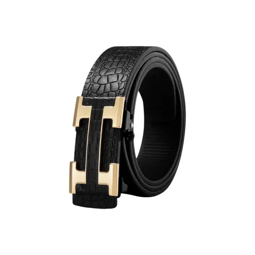 Devanro Ремни из натуральной коровьей кожи мужские 3,3 см