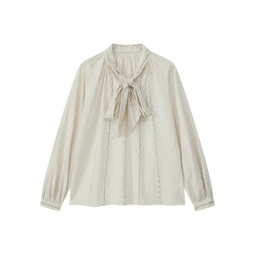 Ouyang Бежевые Женские Рубашки