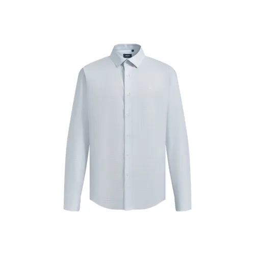 HECHTER Белая клетка Мужская рубашка