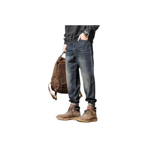 ZENGZHI Джинсы Облегающий крой Прямой крой Унисекс