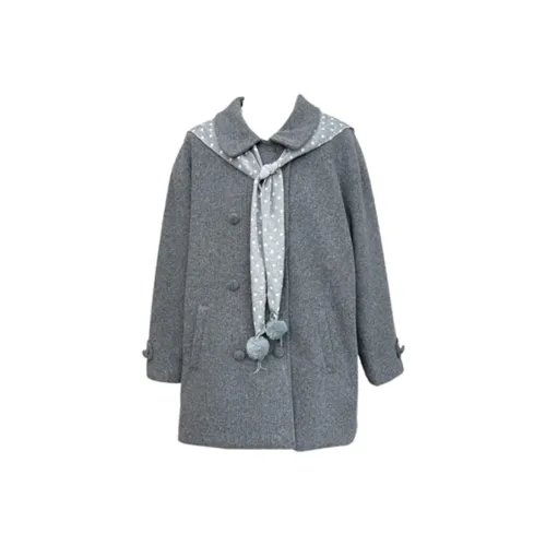 EMDPN Серый Пальто Включая Шаль Женское Пальто
