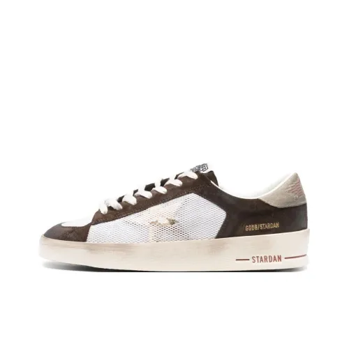 Golden Goose Stardan Low Топ Скейтборд Кроссовки Мужские Коричневые