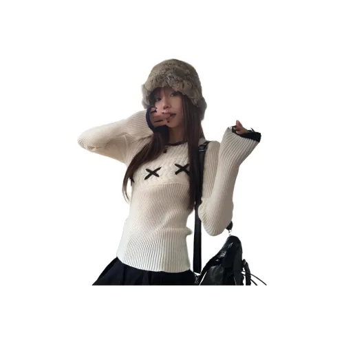 YOUSEKOO Абрикос Женская Трикотажная