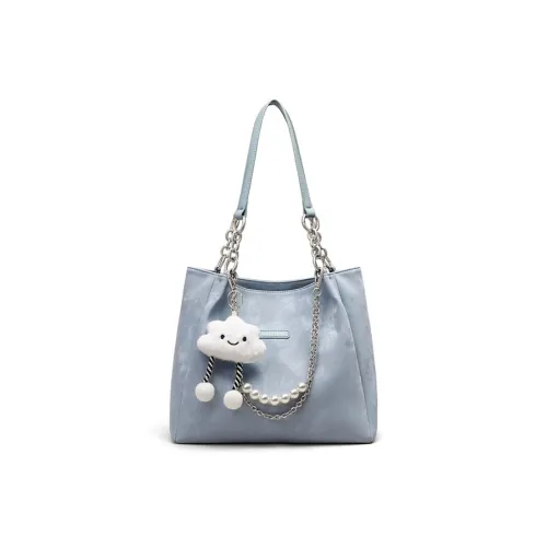 Younger Song Сумка через плечо из синтетической кожи стандартная женская синяя