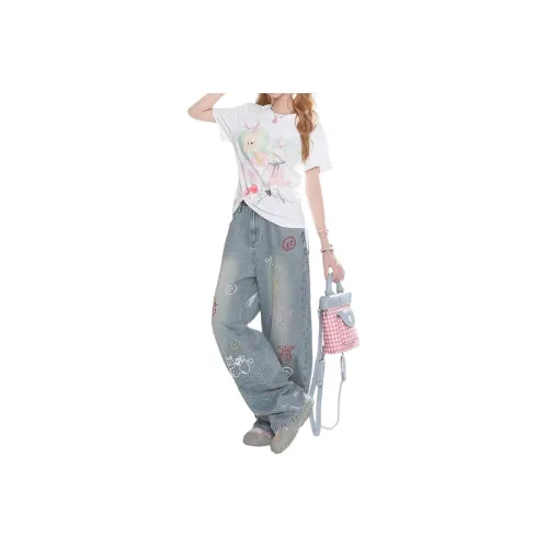 PAZZO Белый Женские Джинсы