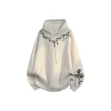 Бело-серый вереск [утолщенный с флисовой подкладкой]