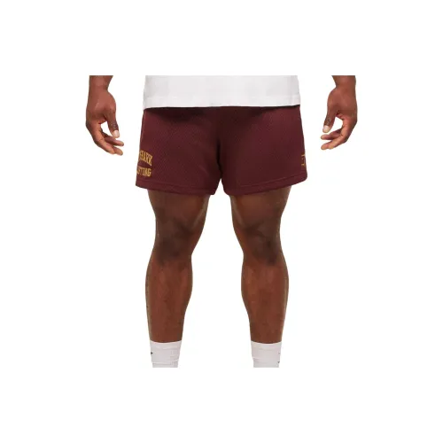GYMSHARK Red Мужские спортивные шорты