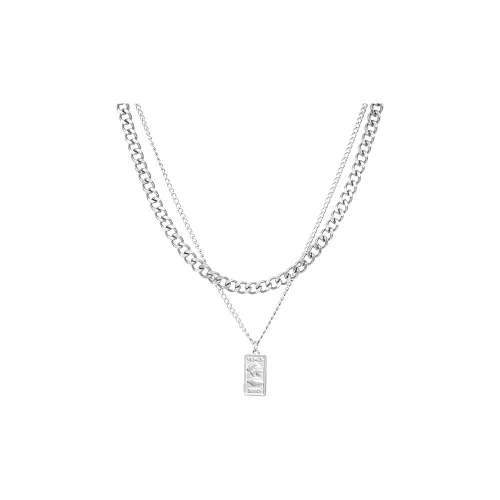 Kasono Стальной Титан Ожерелья Унисекс