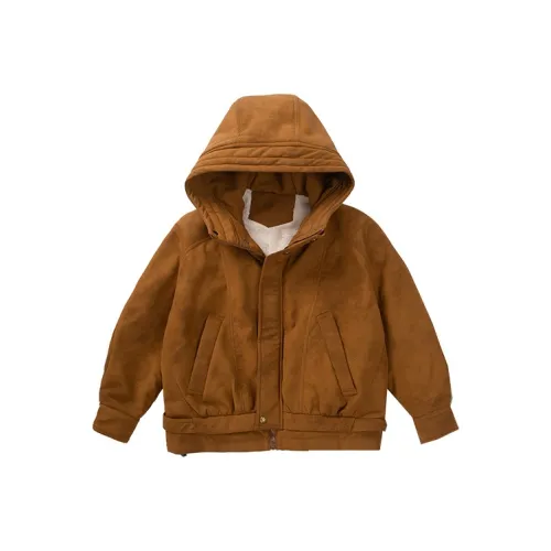 MUQINGQING Желтый Пальто Kids Парки