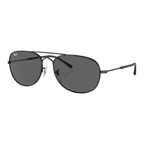 RayBan Металл Aviator Солнцезащитные очки Унисекс Полированный Черный