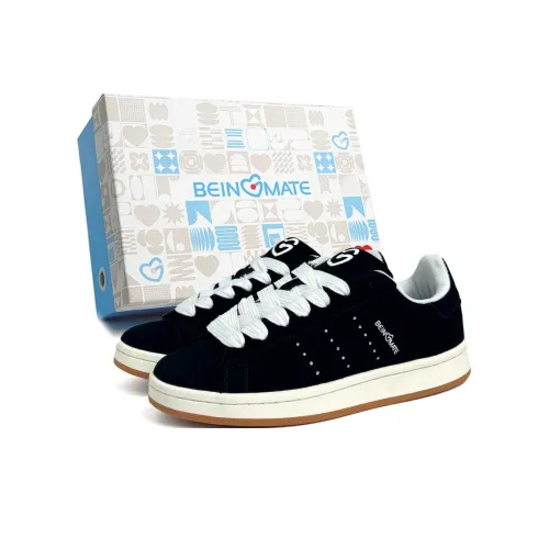 BEINGMATE Покрытие Высота Увеличивающее Устойчивость к Износу Дышащие Противоскользящие Низкий Топ Скейтборд Кроссовки Унисекс Черный