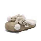 Хаки [с флисовой подкладкой] [большой бант]