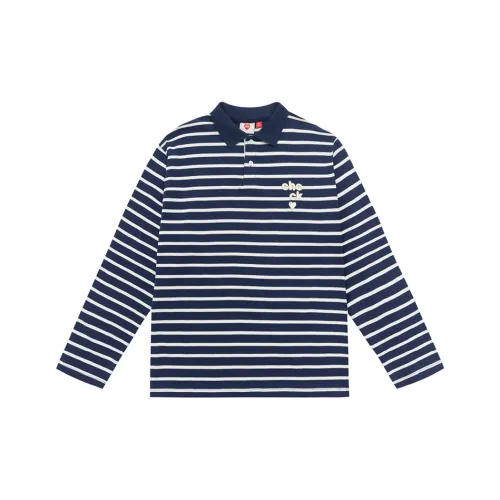 Checkitout Chronological Королевский синий Белый Унисекс Свитшоты