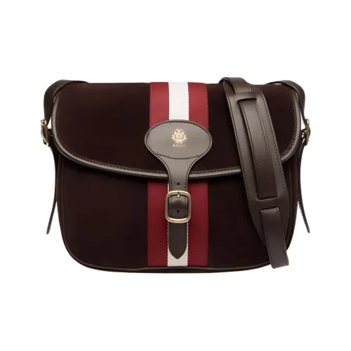 BALLY Сумка через плечо из телятины мужская коричневая