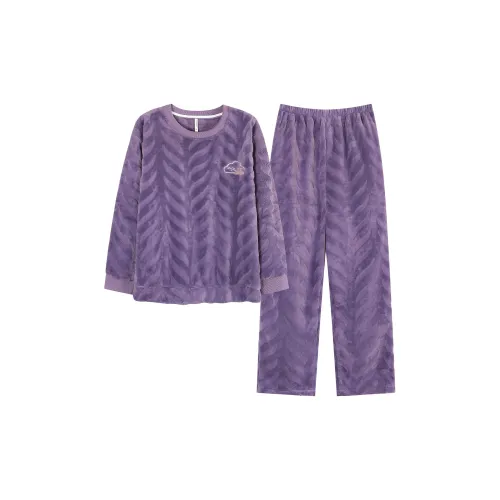 Shivs Домашний Комплект для Женщин Темно-фиолетовый