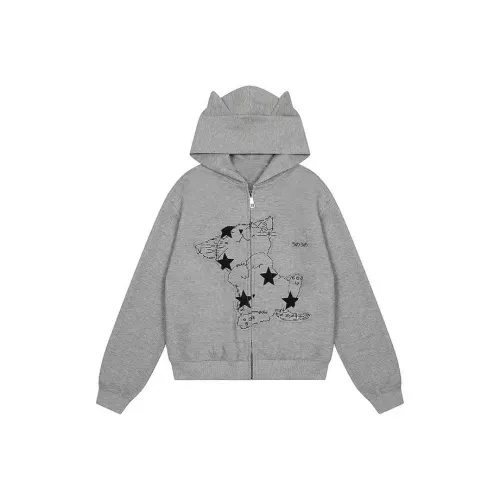 MOONCORE Серый Унисекс Свитшоты