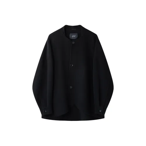 HERBEL Черное Мужское Пальто