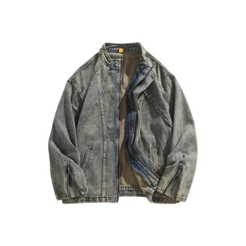 LH HOMME Синий Мужской Джинсовые Куртки