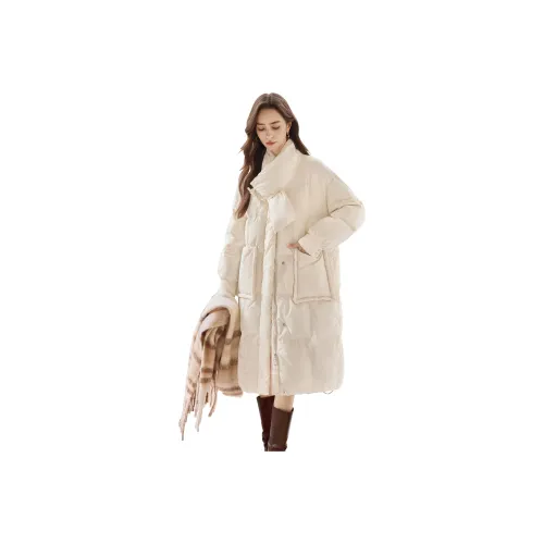 TOUCH Пуховик Женский Бежевый