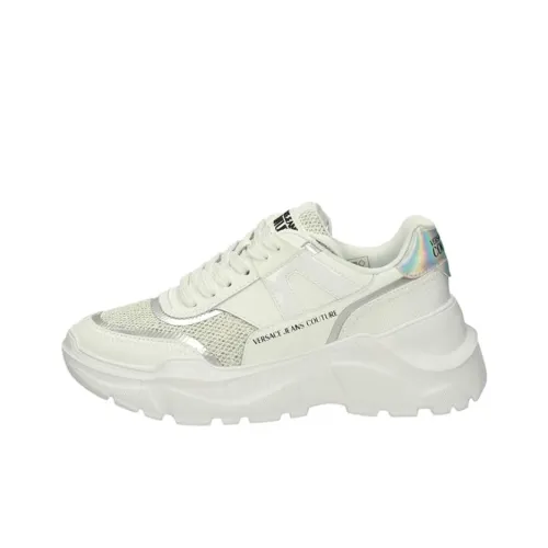 VERSACE JEANS COUTURE Speedtrack Low Топ Повседневная обувь Женская Белая