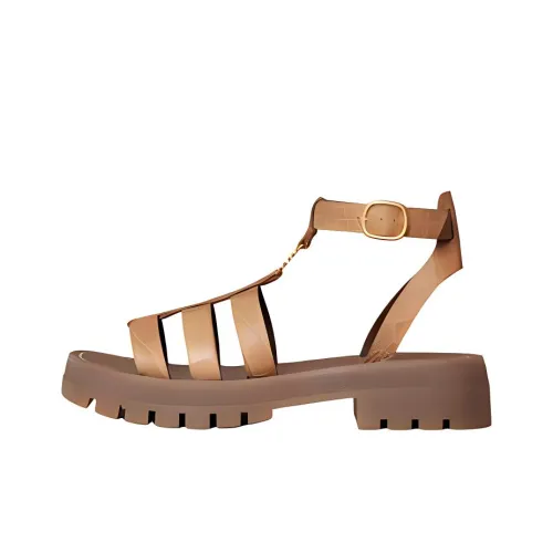 Сандалии CELINE в римском стиле женские цвет умбра