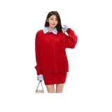 Красный, Съемный манжет, Несъемный манжет