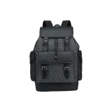 Черный с буквенным принтом