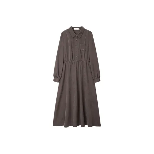 Fragment Long Sleeved Dress Women's