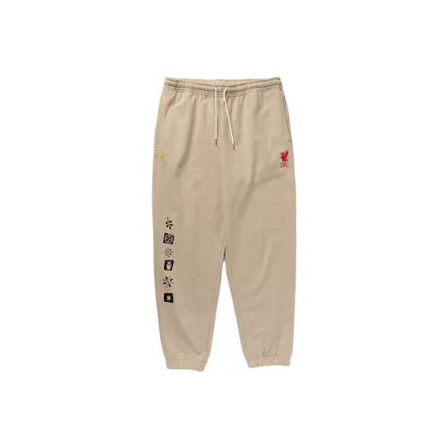 Converse X LFC Вязаные тренировочные брюки мужские бежевые