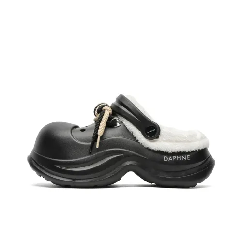 DAPHNE EVA Домашние тапочки Женские Черные