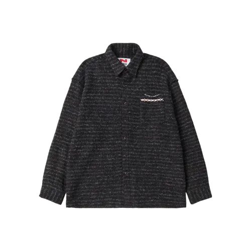 Beyond Closet Черные Унисекс Рубашки