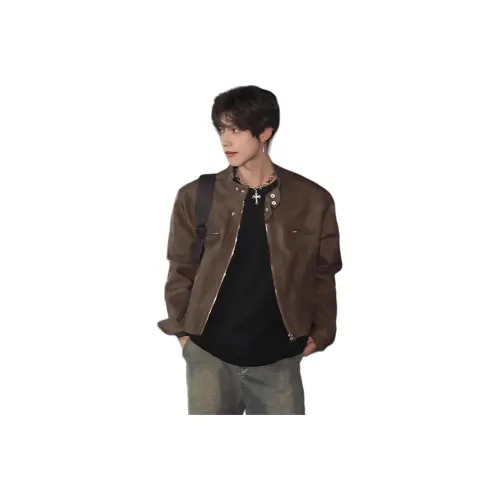 SOUL WORKER Кожа Куртка Унисекс