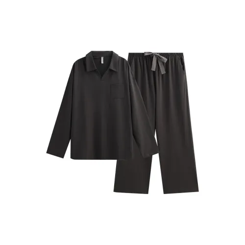 Same Language Пижамный комплект мужской Wutuxiang черный