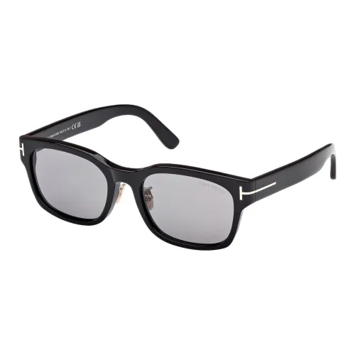 TF Пластина Квадрат Солнцезащитные очки Унисекс Черный