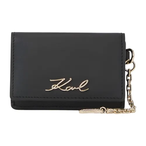 KARL LAGERFELD Кожа Кошелек Стандартный Женский Черный