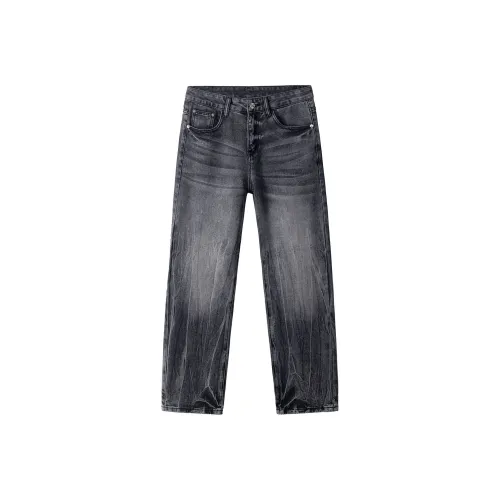 98SQUID Черные Унисекс Джинсы