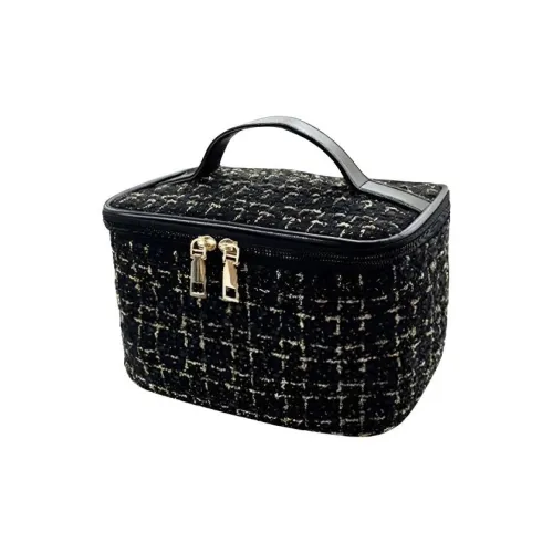 Geanno CHANEL Inspired Большая емкость Премиум Макияж и Сумка для туалетных принадлежностей Путешествие Косметика Сумка для хранения Сумки